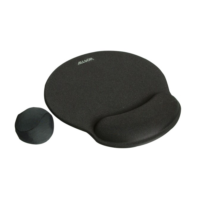 Mouse Pad ergonomic din spuma cu memorie + bila antistres